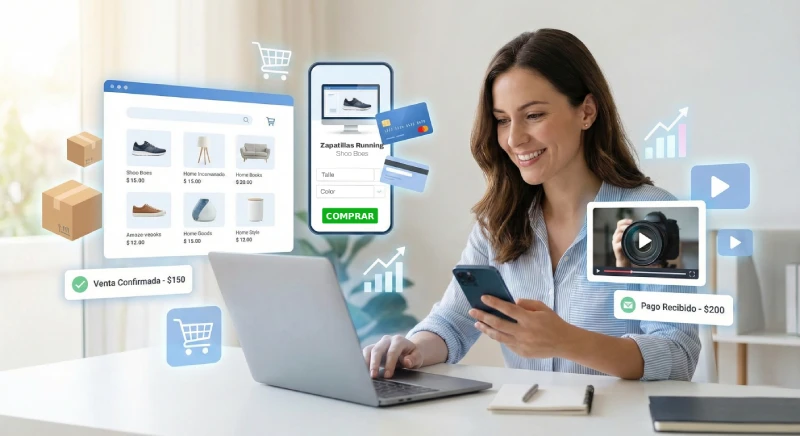#Vendé Productos, Servicios y Cursos Online